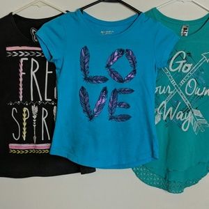 3Tribal Tee Shirts /American Jewel wristlet bundle